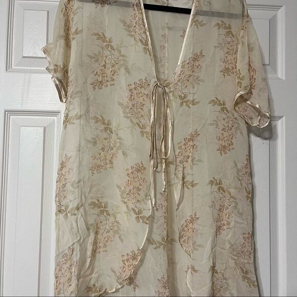 Christine Vancouver la petite coquette robe silk one size EUC VINTAGE - Picture 2 of 9